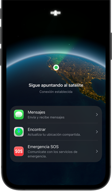 Funcionalidad Mensajes v&iacute;a sat&eacute;lite en uso